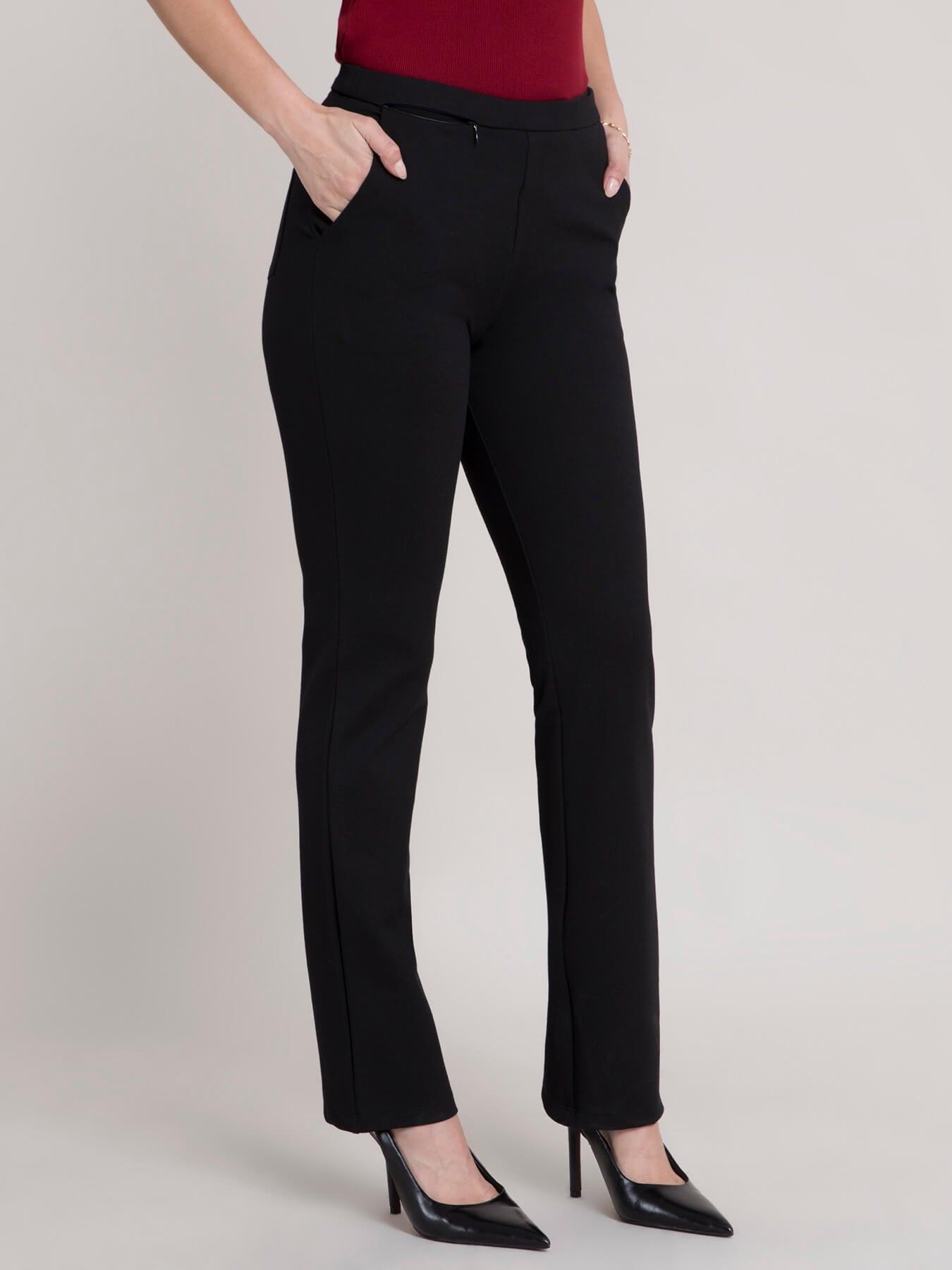 4 Way Stretch Bootcut LivIn Pants - Black| Formal Trousers