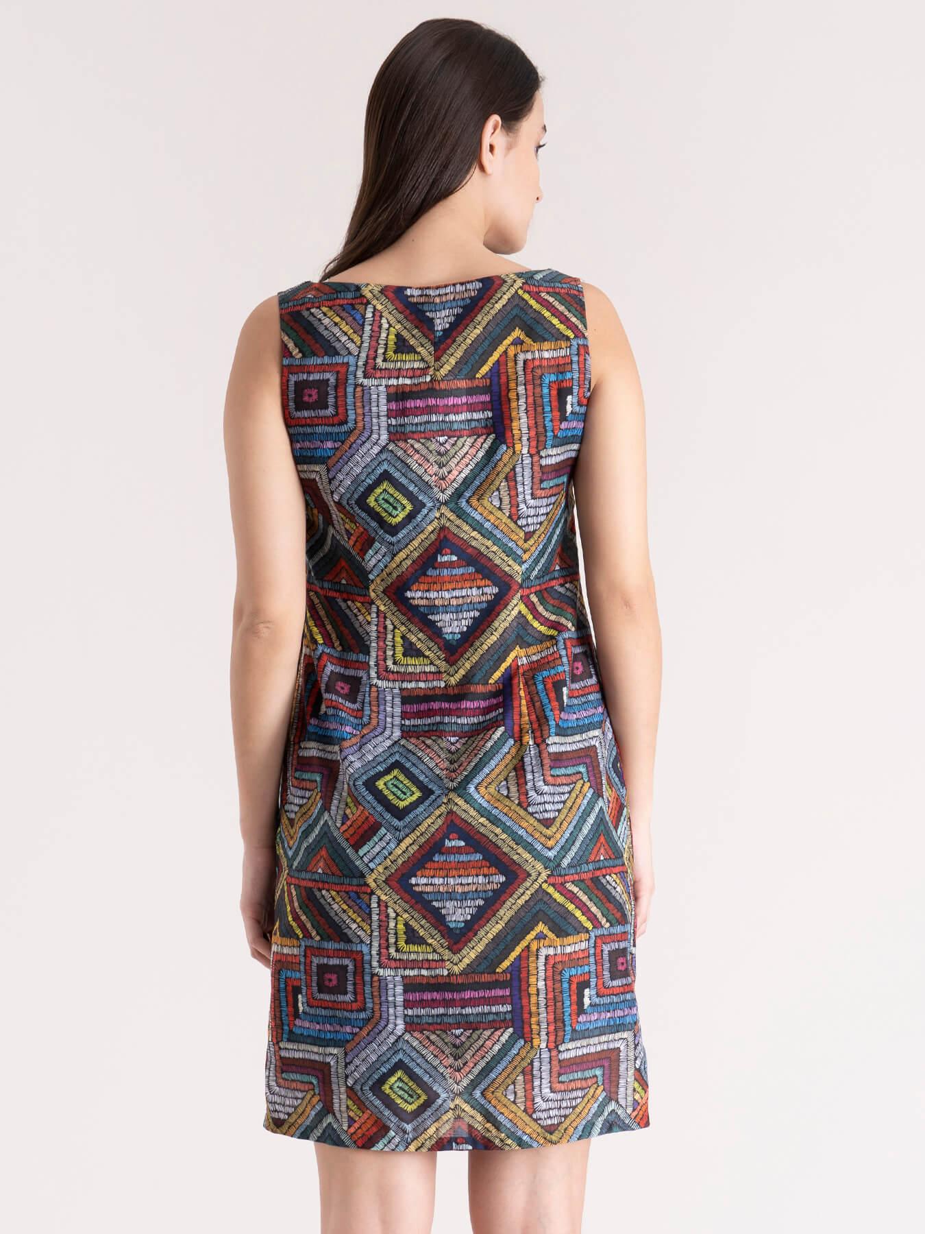 Geometric Print Dress - Multicoloured| Formal Dresses