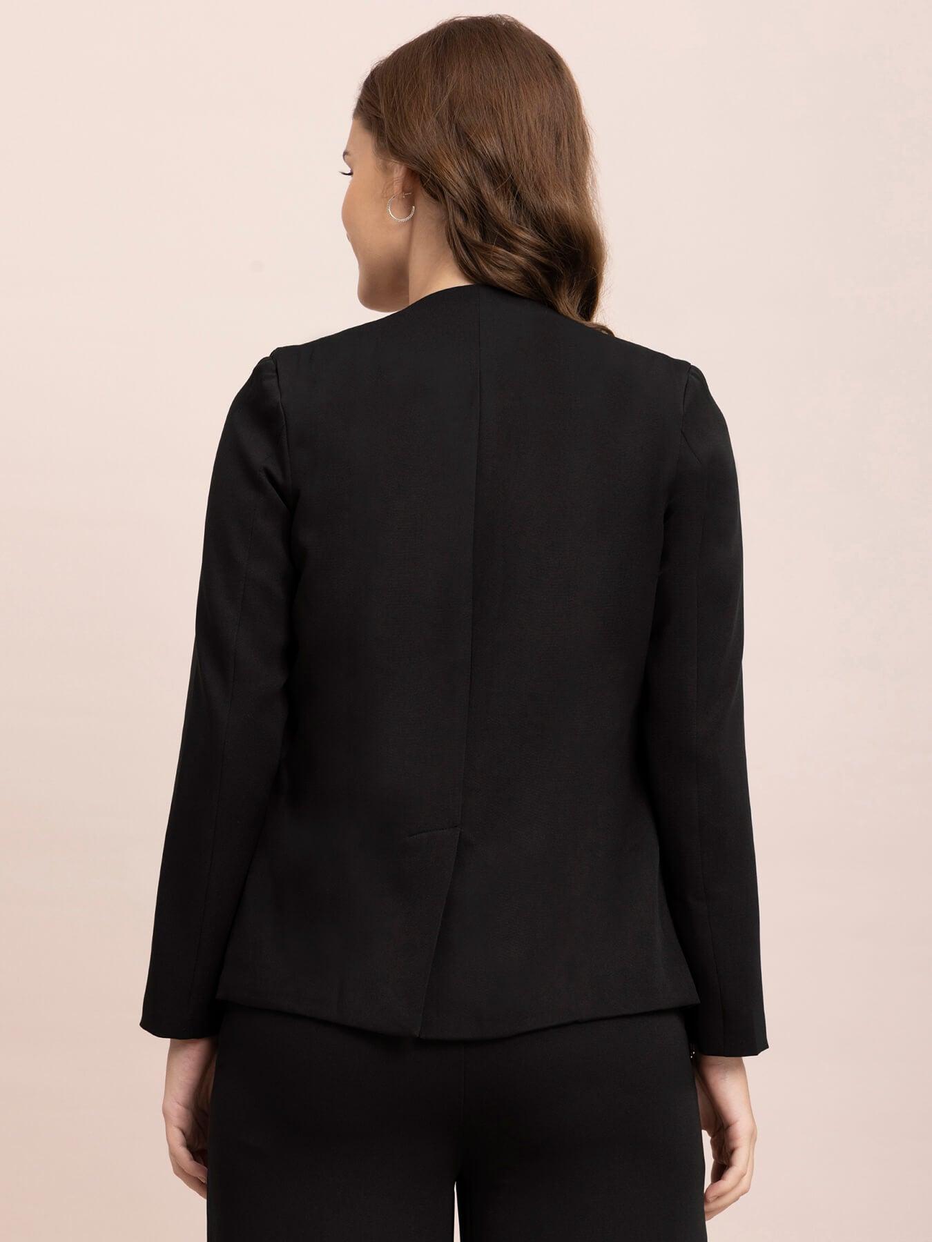 Solid Formal Jacket - Black| Formal Jackets