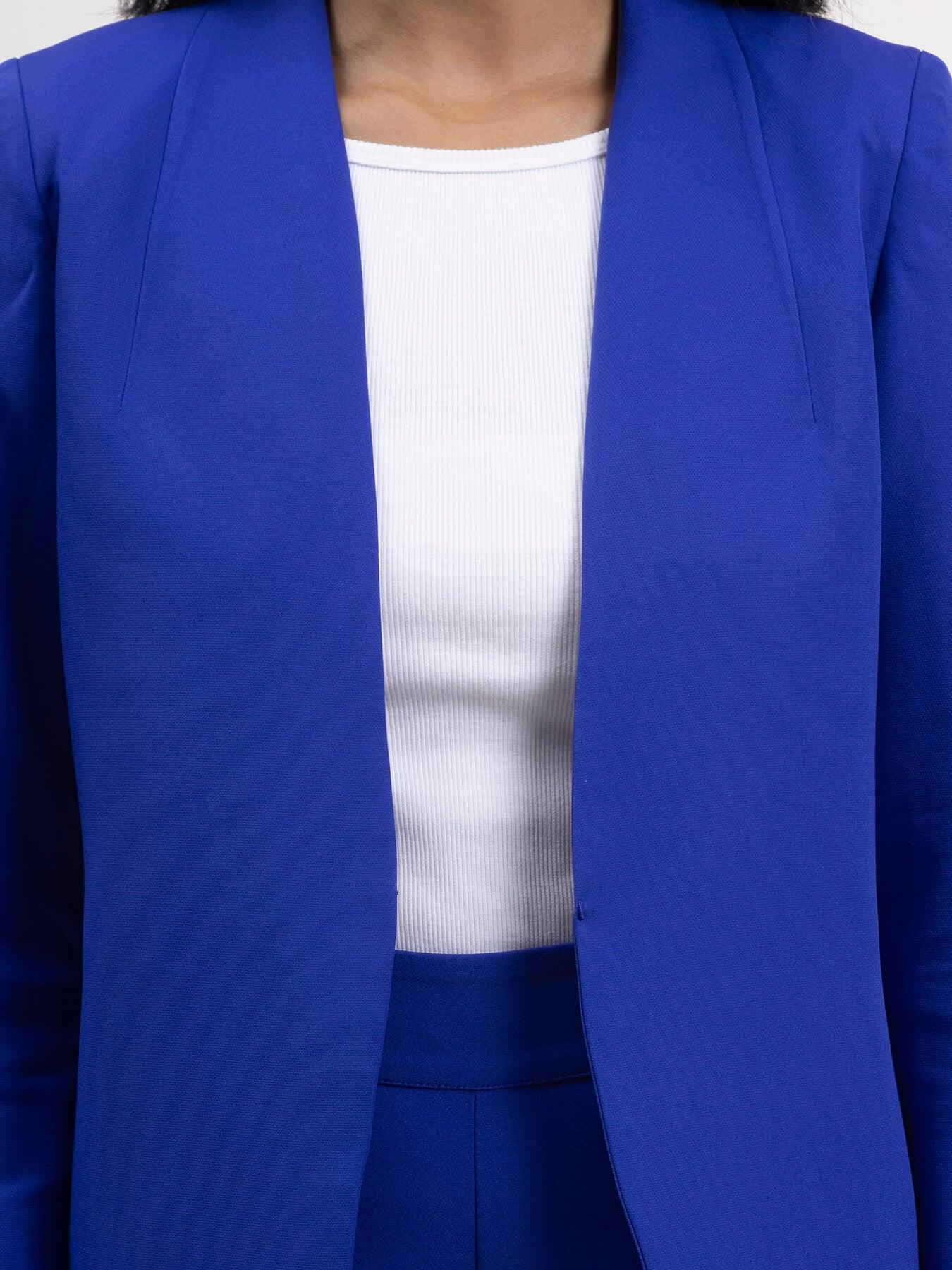 Open Front Blazer - Royal Blue| Formal Jackets